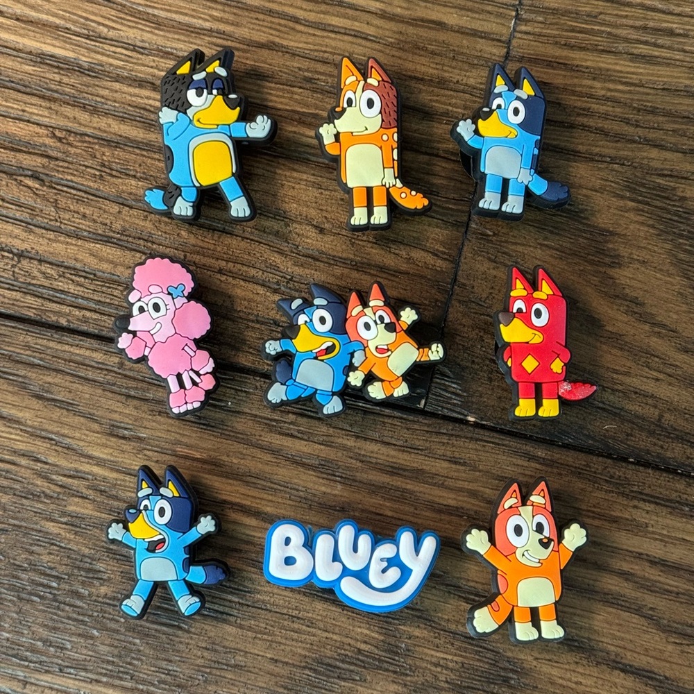 Bluey Croc Charms (9)
